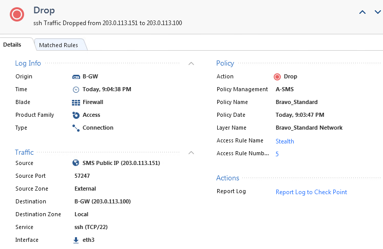 Remote Gateway Blocking Management with Stealth Ru... - Check Point ...