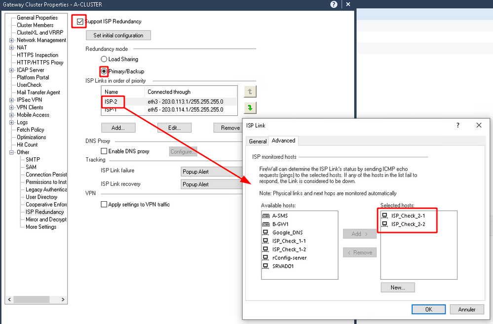 ISP REDUNDANCY Check Point CheckMates, 59% OFF