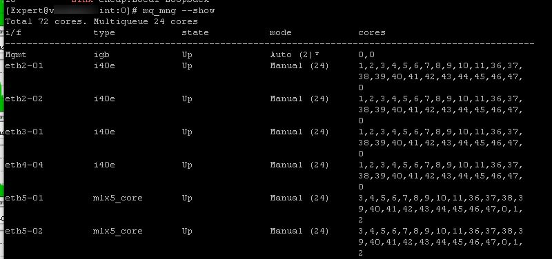 Multiqueue Cpu Load Excessive On Two Cores R80 30 Check Point Checkmates