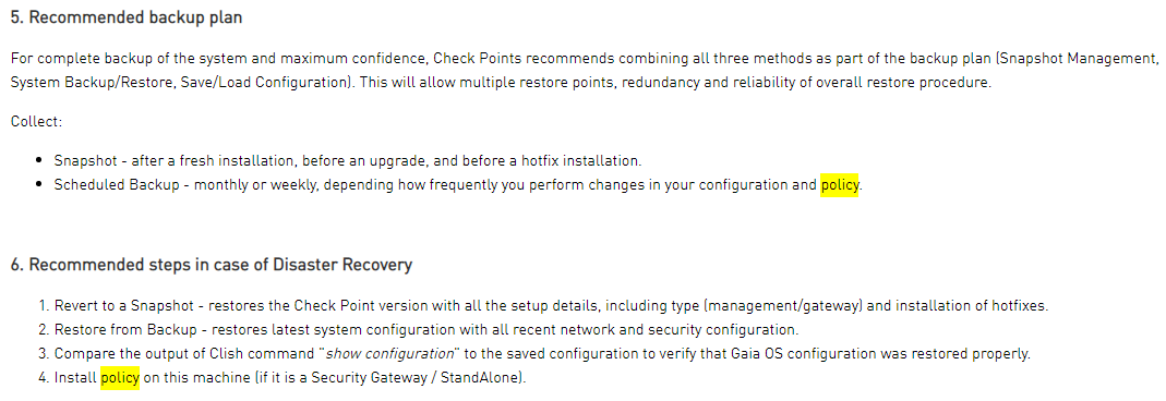 fetch changed policy from management to gateway - Check Point CheckMates