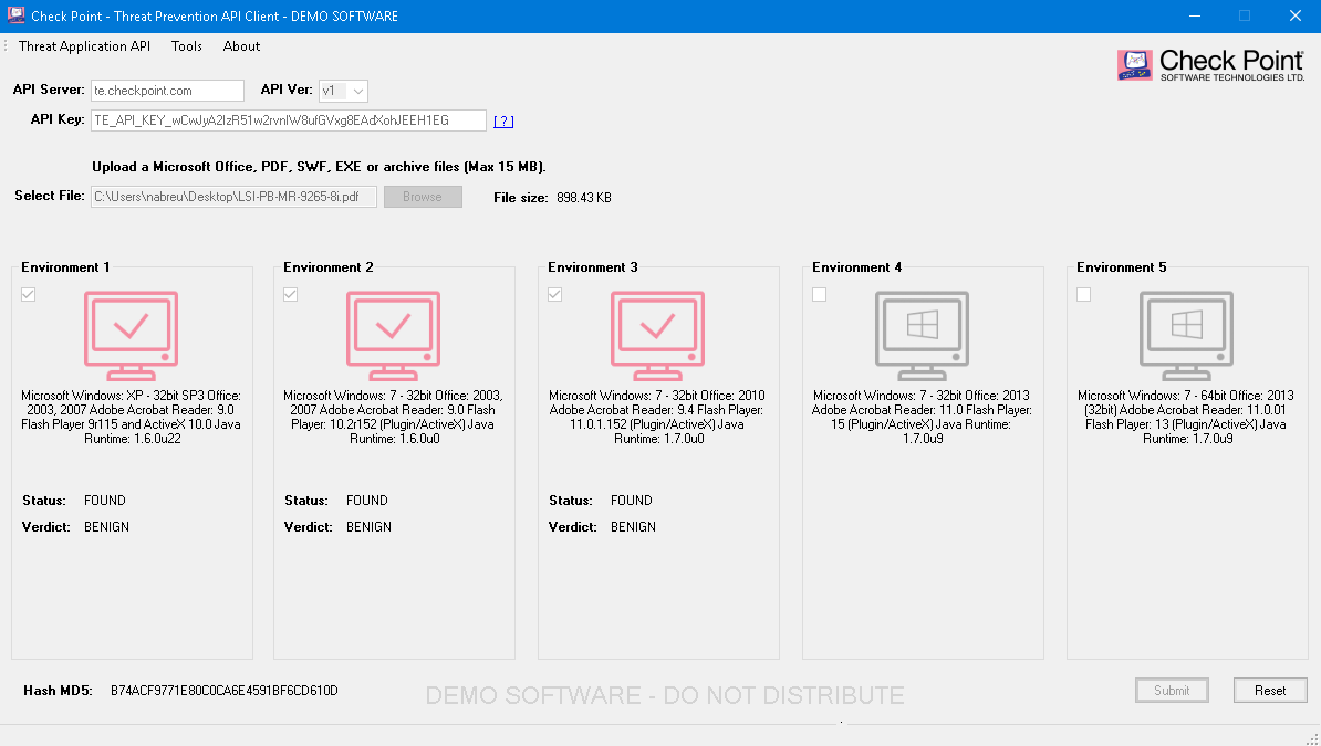Threat Prevention API Client - OK File
