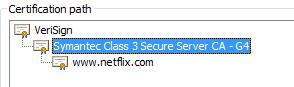 netflix certificate chain